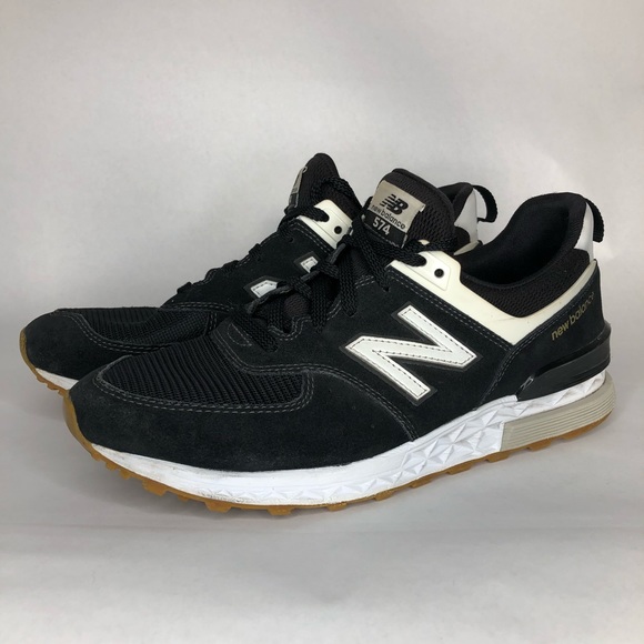 New Balance Shoes | New Balance 574 Ms574fcb Black White Sneaker | Poshmark